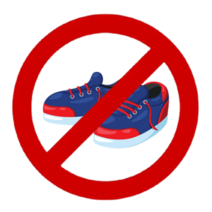 Règle - Pas de chaussures
